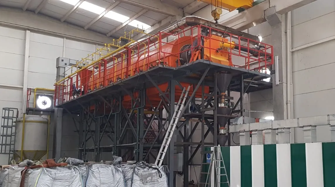 Akarbon indirect-heating furnace facility — Düzce Cumayeri
