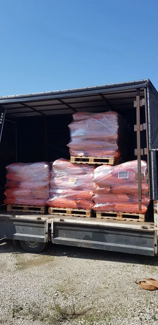 Activated carbon products during the shipment process